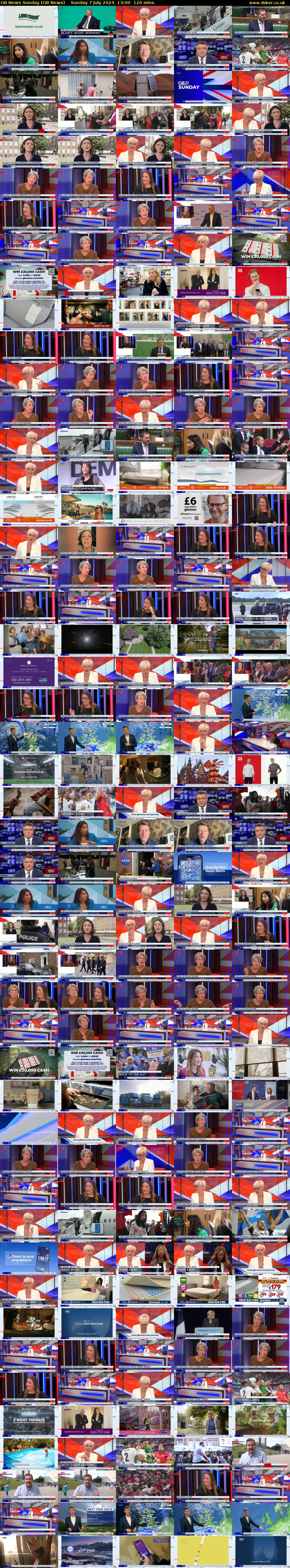 GB News Sunday (GB News) Sunday 7 July 2024 13:00 - 15:00