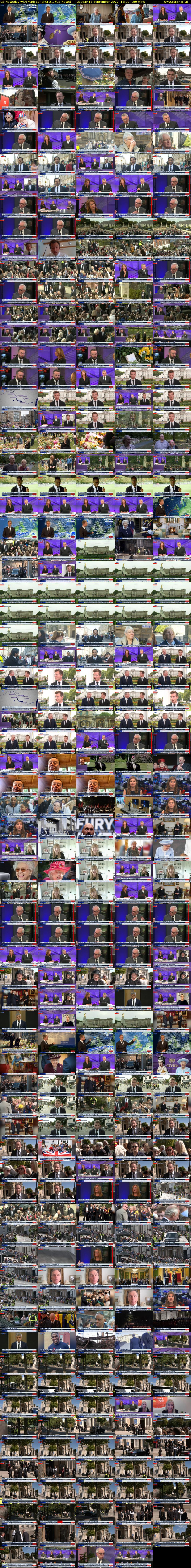 GB Newsday with Mark Longhurst... (GB News) Tuesday 13 September 2022 12:00 - 15:00