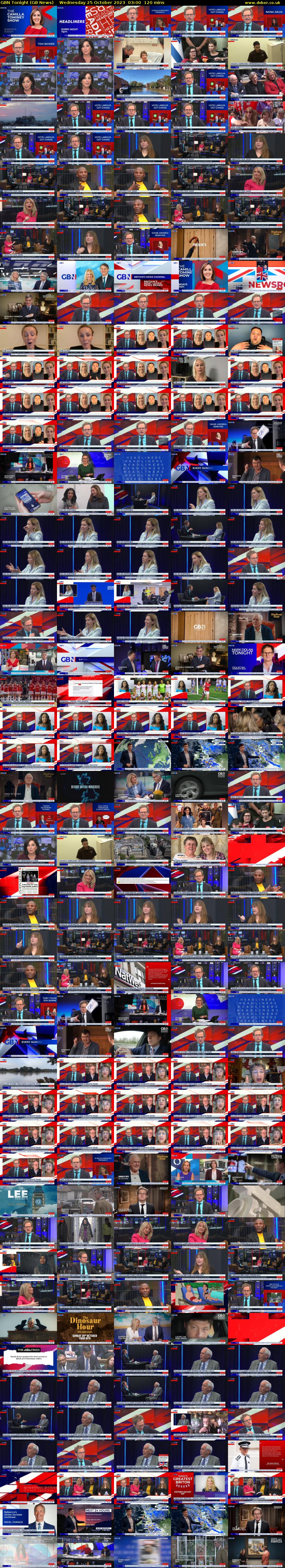 GBN Tonight (GB News) Wednesday 25 October 2023 03:00 - 05:00