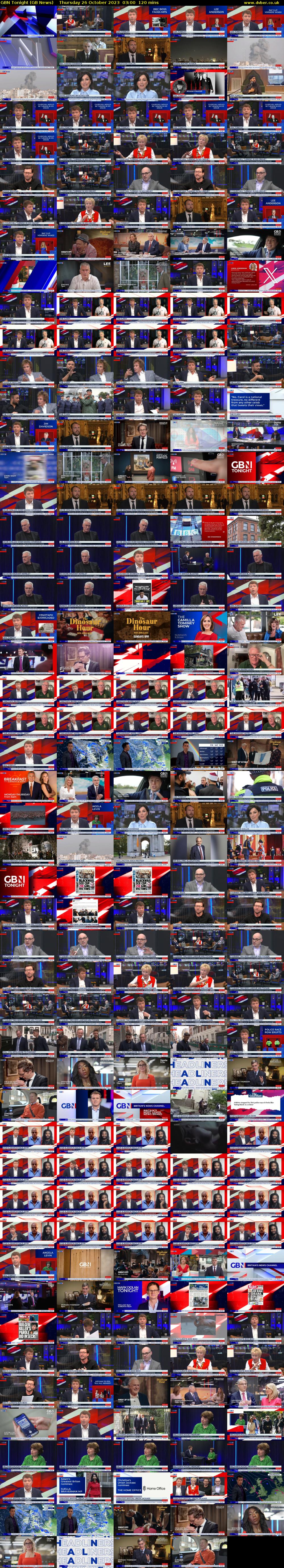 GBN Tonight (GB News) Thursday 26 October 2023 03:00 - 05:00