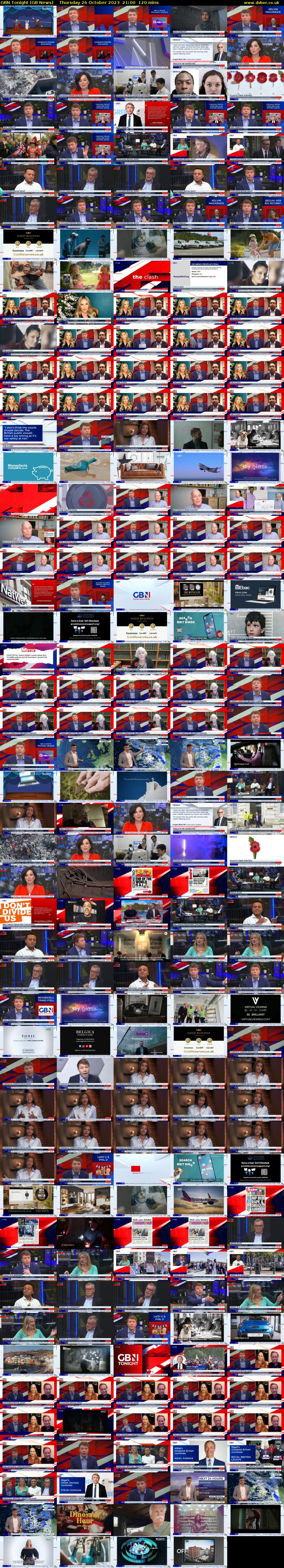GBN Tonight (GB News) Thursday 26 October 2023 21:00 - 23:00