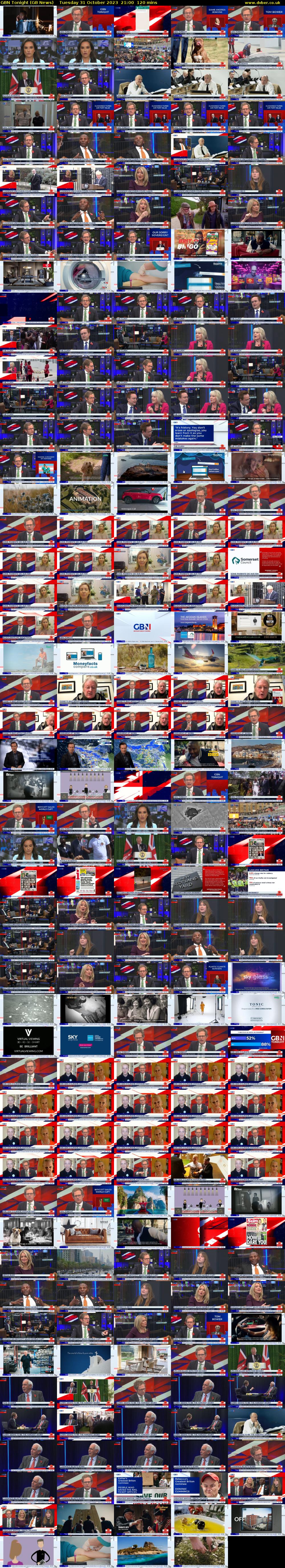 GBN Tonight (GB News) Tuesday 31 October 2023 21:00 - 23:00