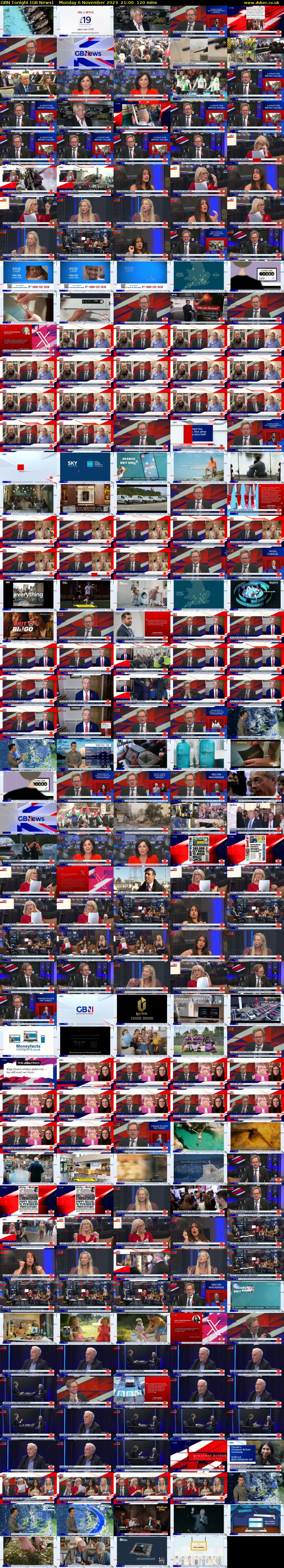 GBN Tonight (GB News) Monday 6 November 2023 21:00 - 23:00
