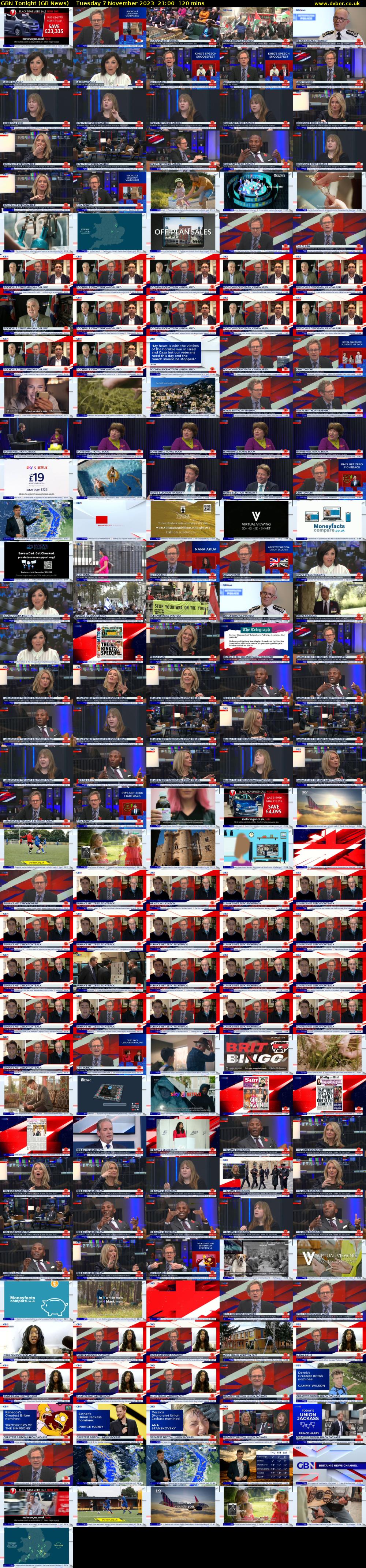 GBN Tonight (GB News) Tuesday 7 November 2023 21:00 - 23:00