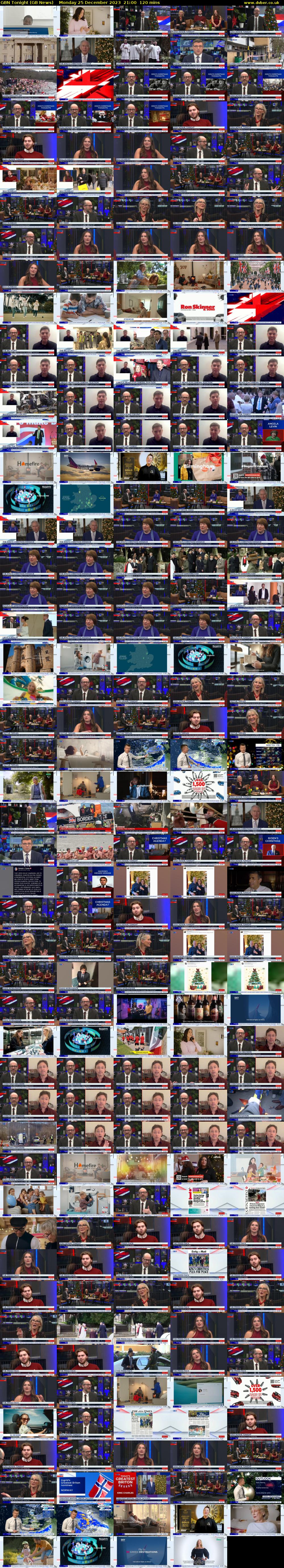 GBN Tonight (GB News) Monday 25 December 2023 21:00 - 23:00
