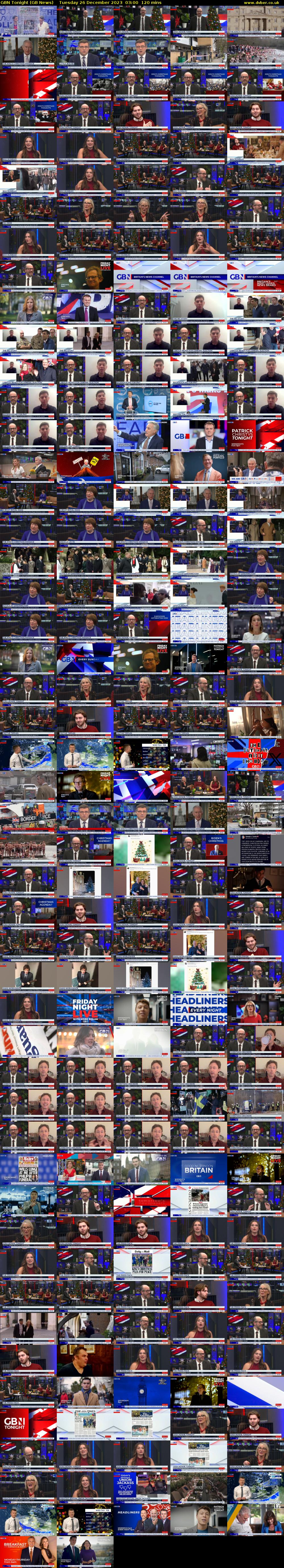 GBN Tonight (GB News) Tuesday 26 December 2023 03:00 - 05:00