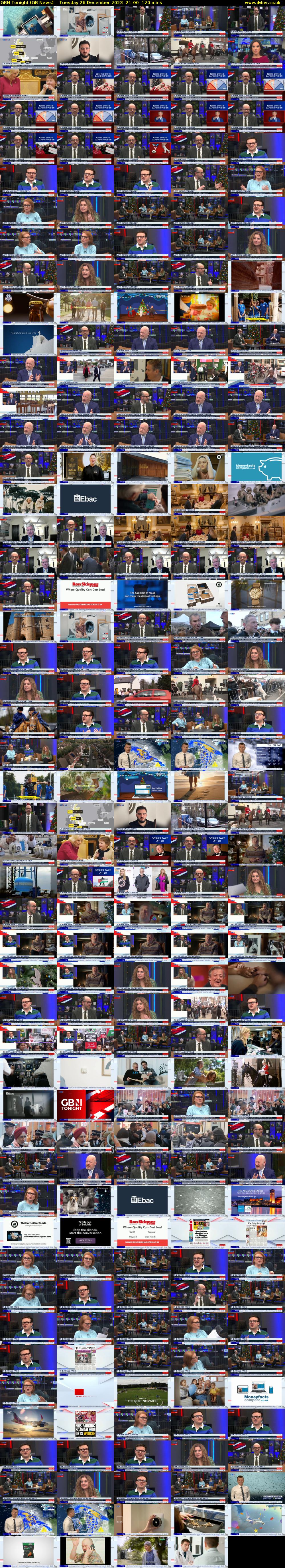 GBN Tonight (GB News) Tuesday 26 December 2023 21:00 - 23:00