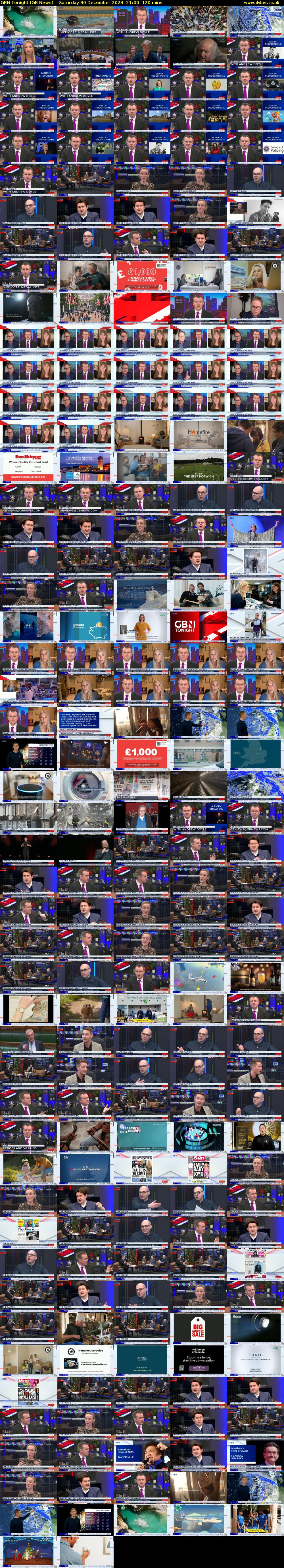 GBN Tonight (GB News) Saturday 30 December 2023 21:00 - 23:00