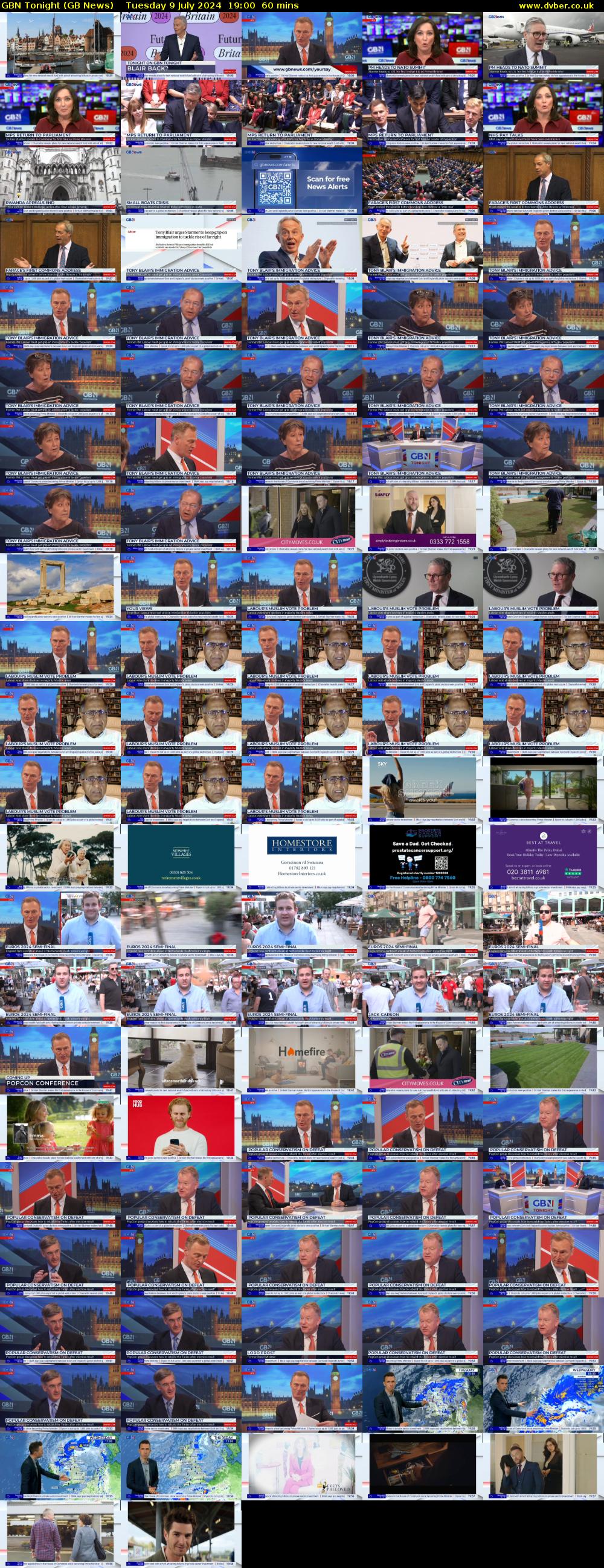 GBN Tonight (GB News) Tuesday 9 July 2024 19:00 - 20:00