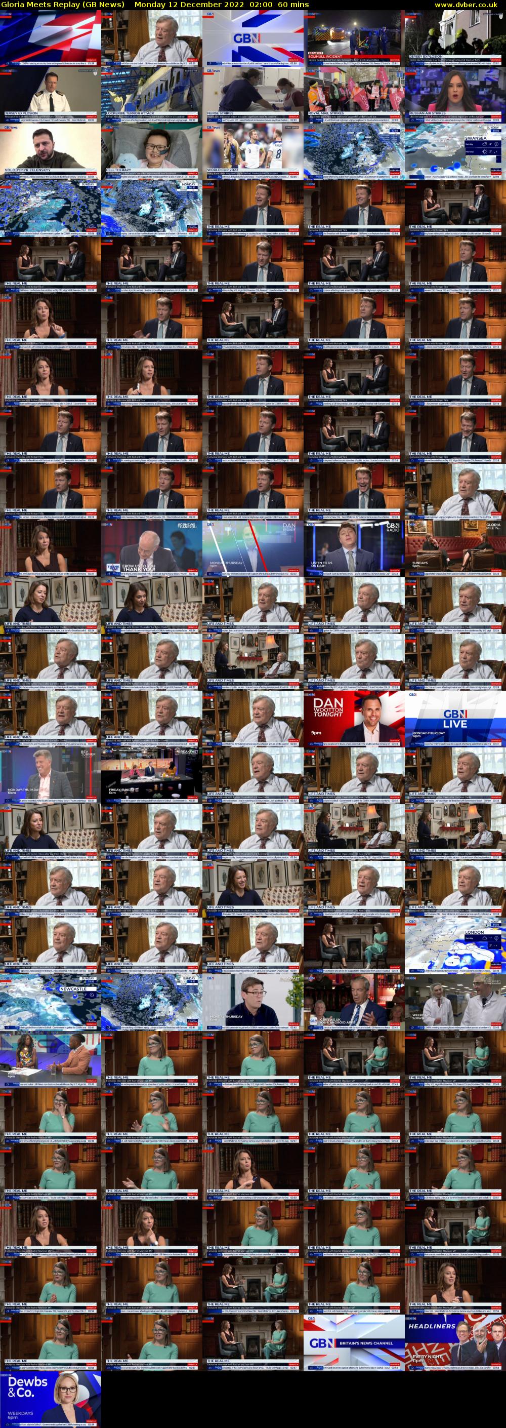 Gloria Meets Replay (GB News) Monday 12 December 2022 02:00 - 03:00
