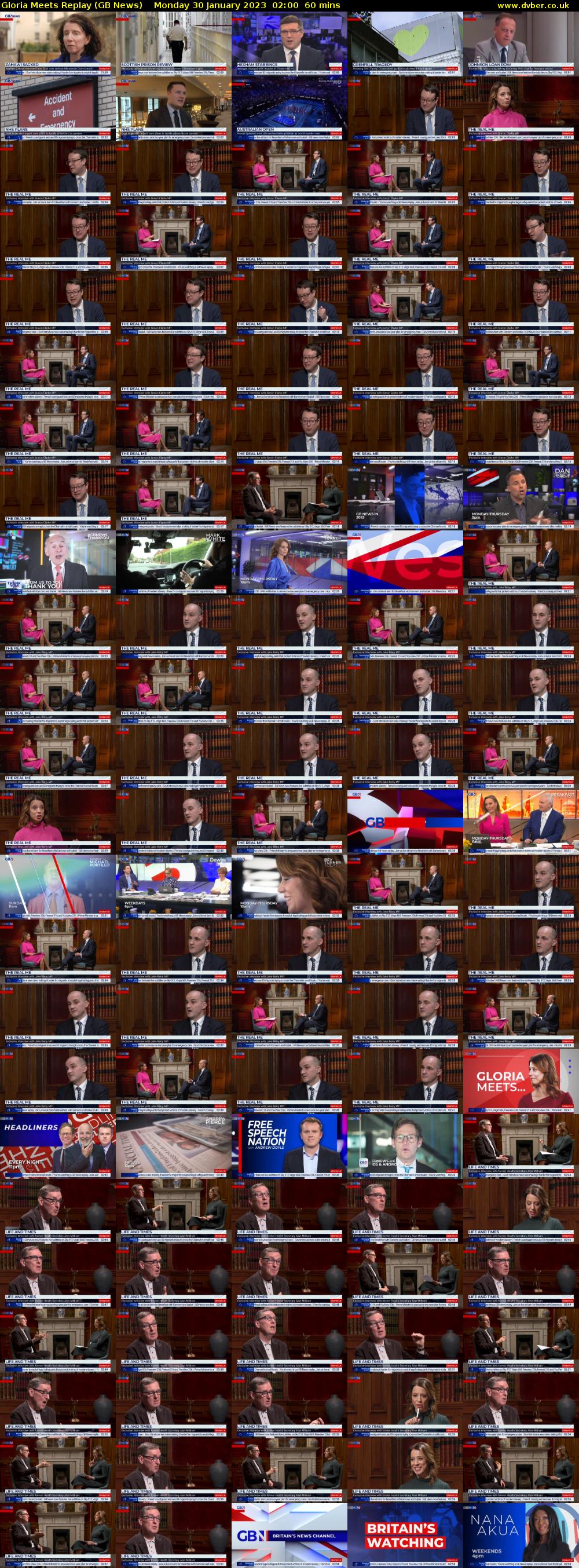 Gloria Meets Replay (GB News) Monday 30 January 2023 02:00 - 03:00