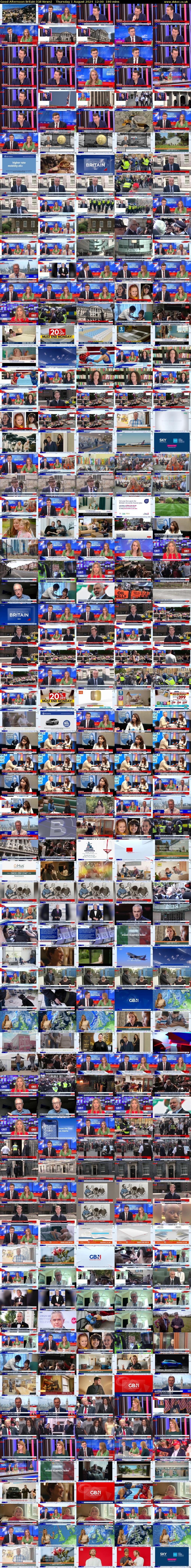 Good Afternoon Britain (GB News) Thursday 1 August 2024 12:00 - 15:00