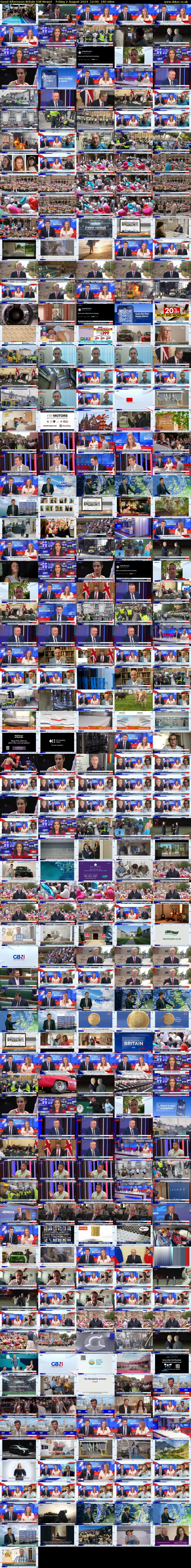 Good Afternoon Britain (GB News) Friday 2 August 2024 12:00 - 15:00