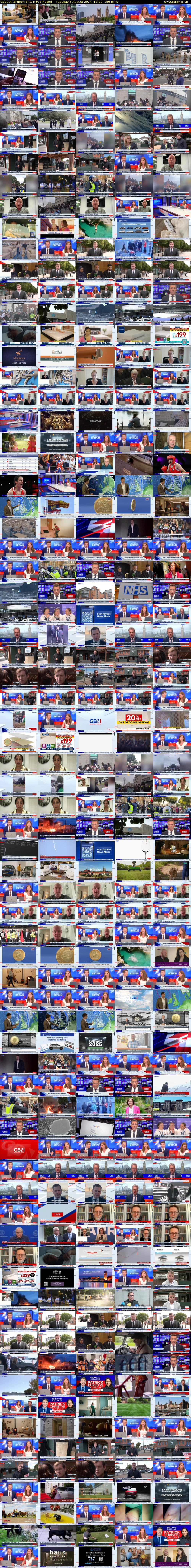 Good Afternoon Britain (GB News) Tuesday 6 August 2024 12:00 - 15:00