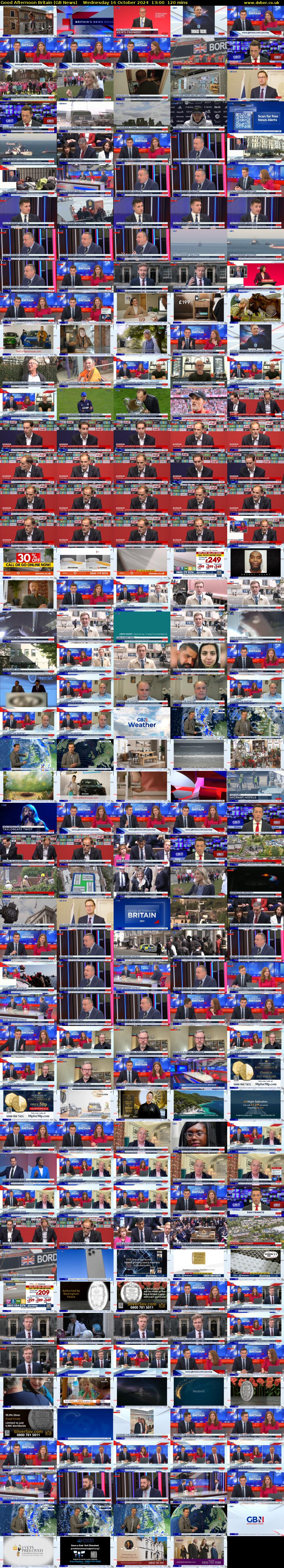 Good Afternoon Britain (GB News) Wednesday 16 October 2024 13:00 - 15:00