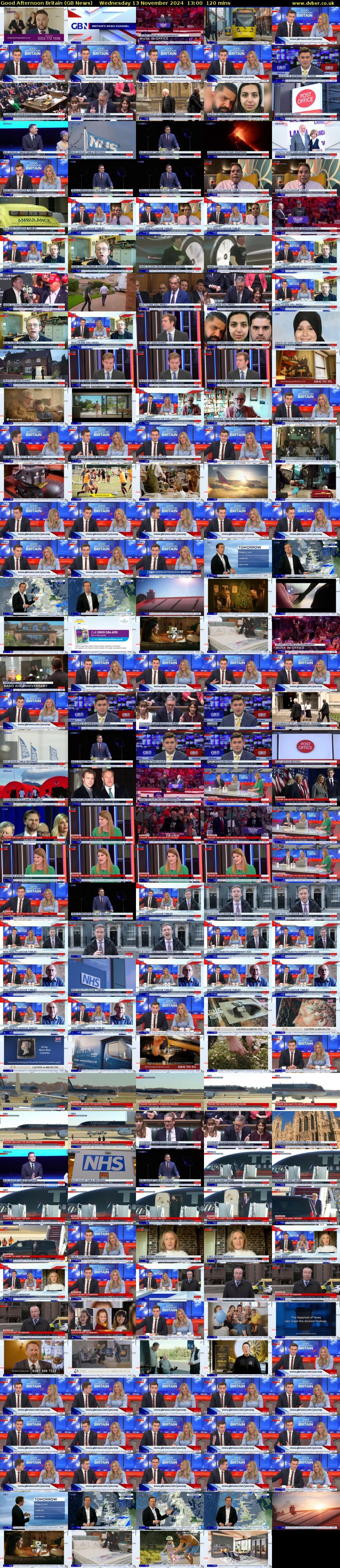 Good Afternoon Britain (GB News) Wednesday 13 November 2024 13:00 - 15:00