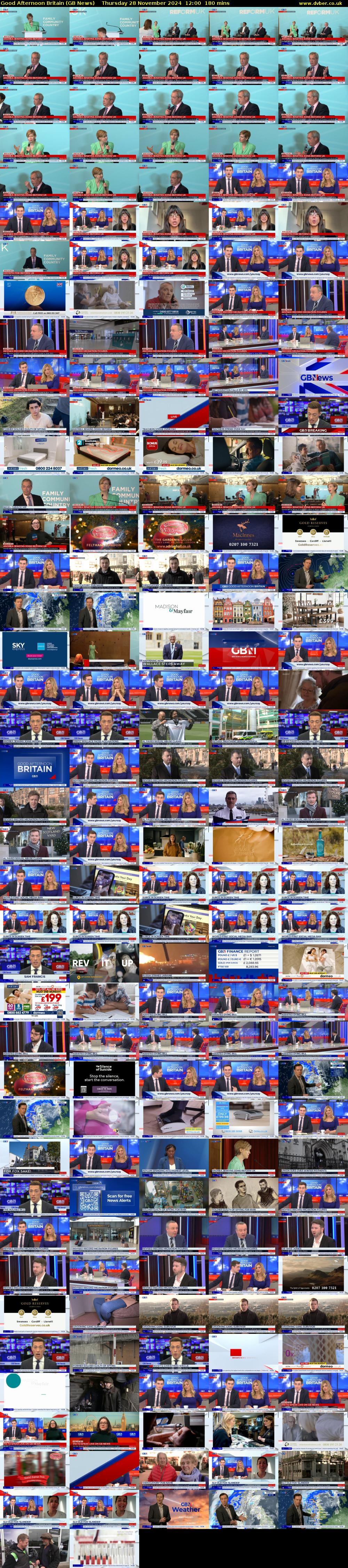 Good Afternoon Britain (GB News) Thursday 28 November 2024 12:00 - 15:00