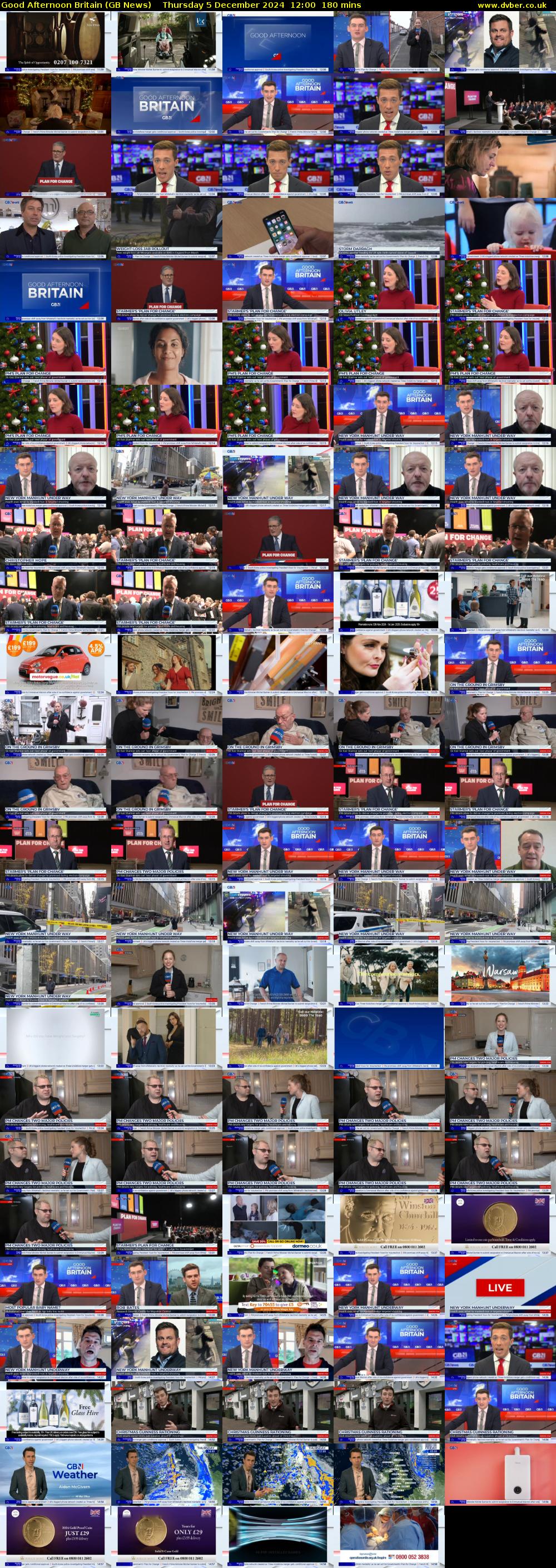 Good Afternoon Britain (GB News) Thursday 5 December 2024 12:00 - 15:00