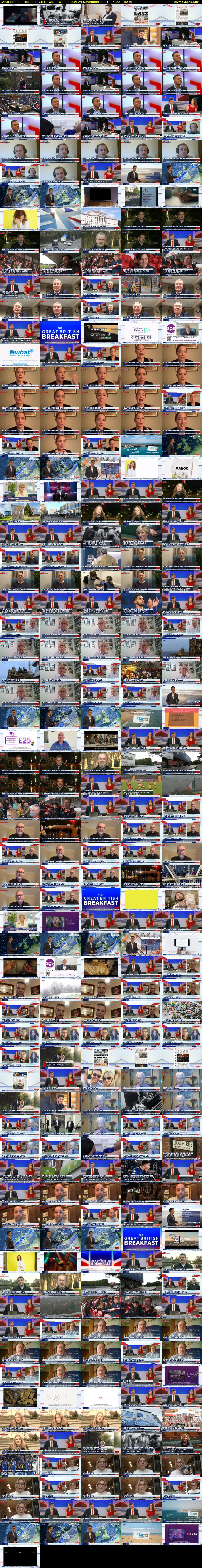 Great British Breakfast (GB News) Wednesday 24 November 2021 06:00 - 09:00