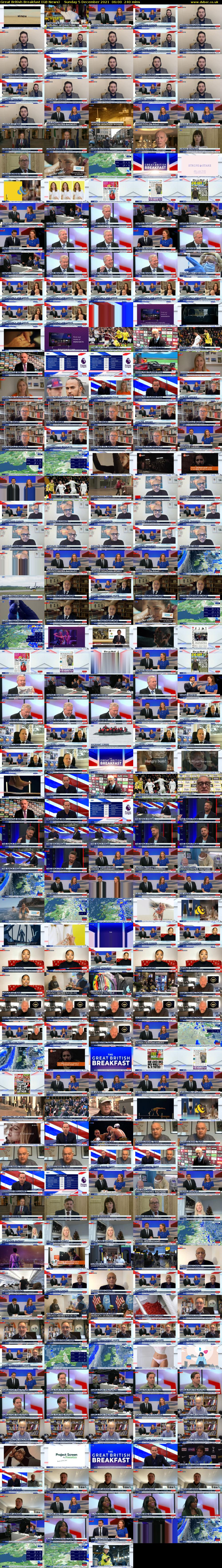 Great British Breakfast (GB News) Sunday 5 December 2021 06:00 - 10:00