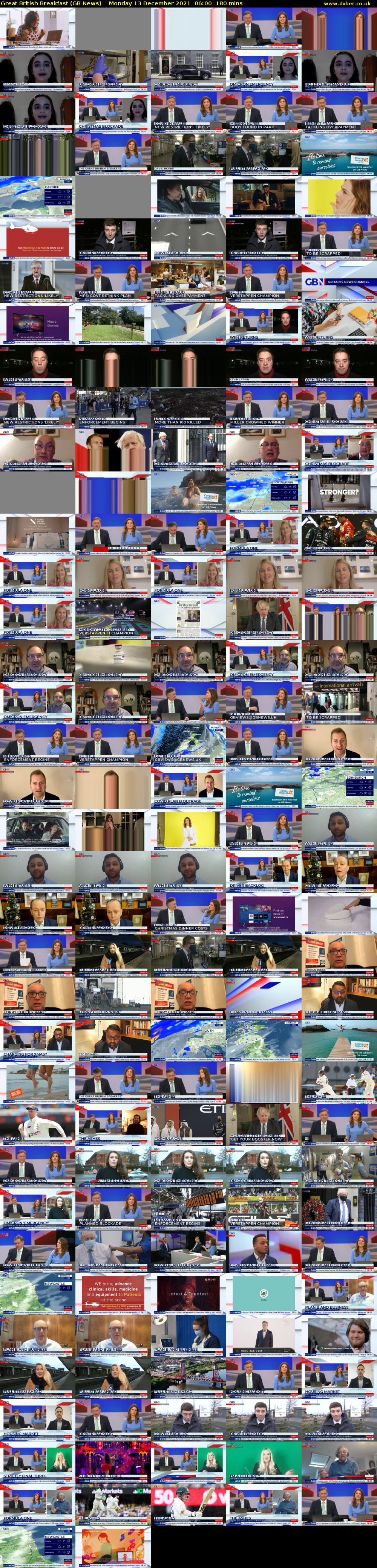 Great British Breakfast (GB News) Monday 13 December 2021 06:00 - 09:00