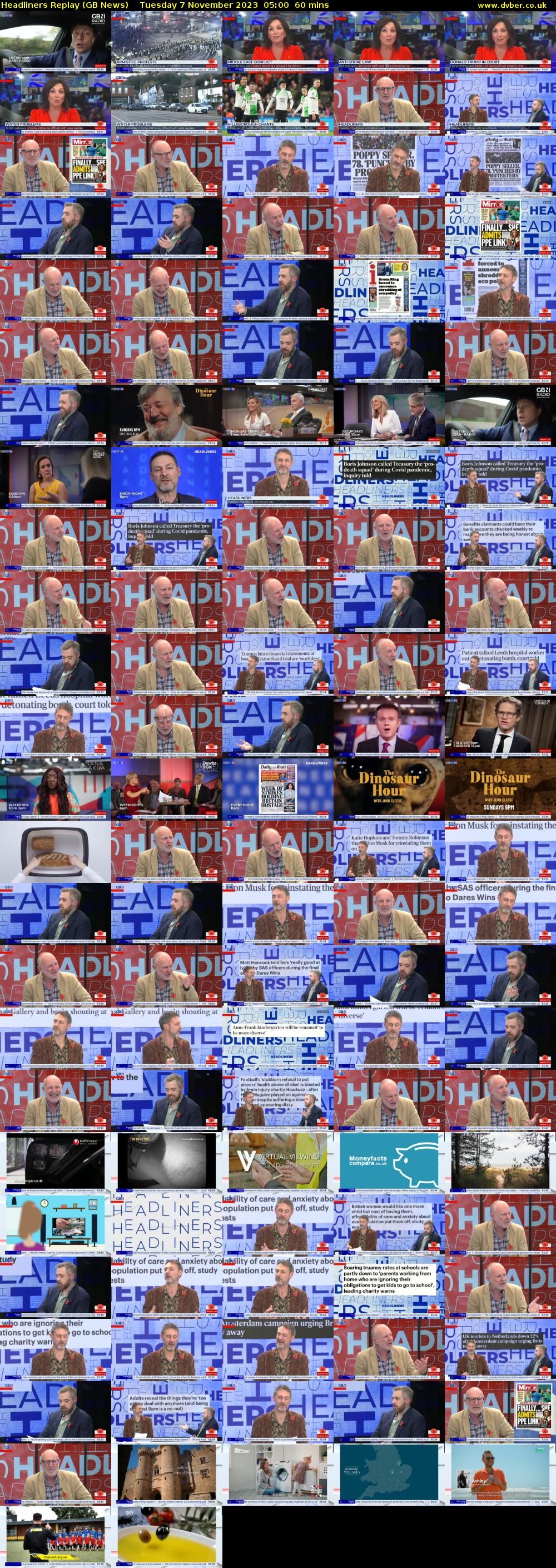 Headliners Replay (GB News) Tuesday 7 November 2023 05:00 - 06:00
