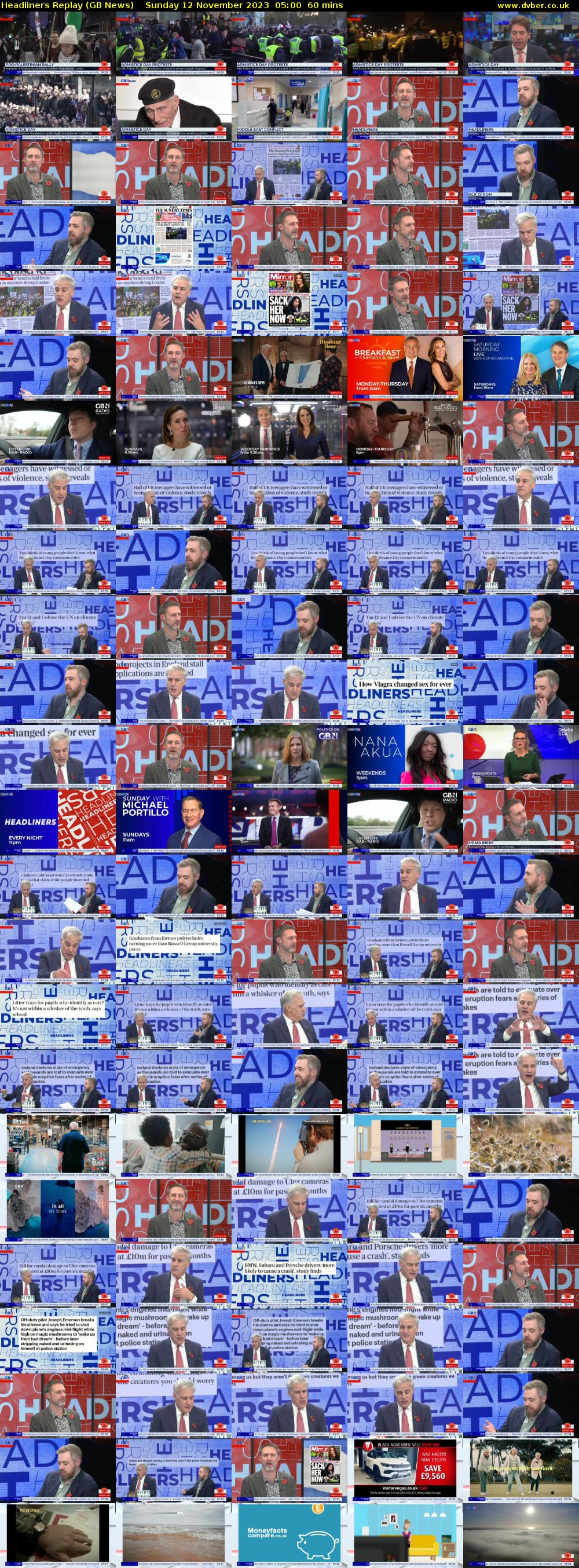 Headliners Replay (GB News) Sunday 12 November 2023 05:00 - 06:00
