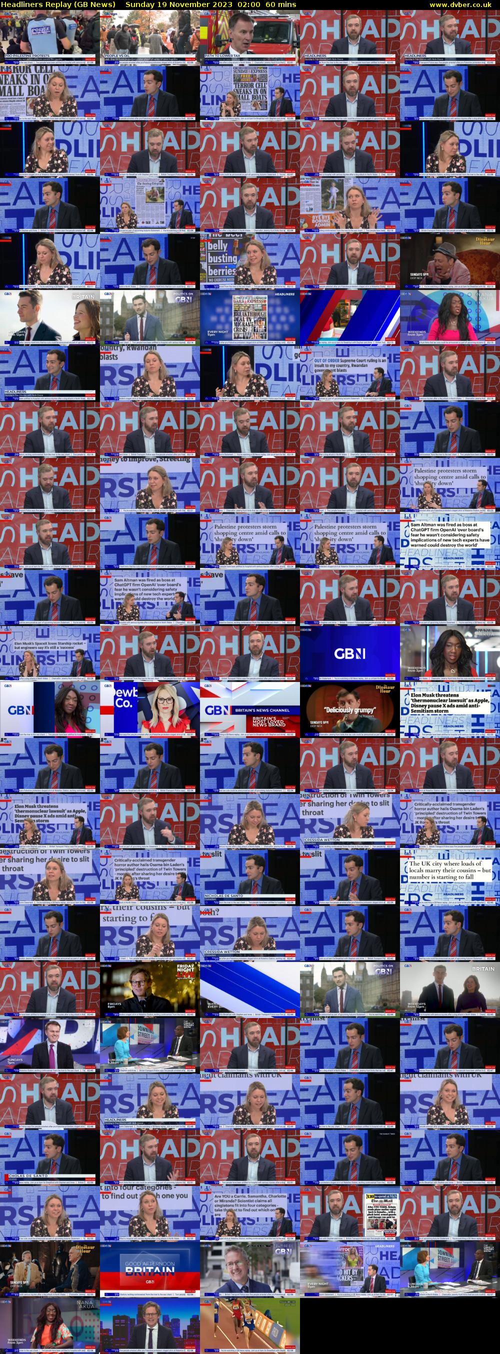 Headliners Replay (GB News) Sunday 19 November 2023 02:00 - 03:00