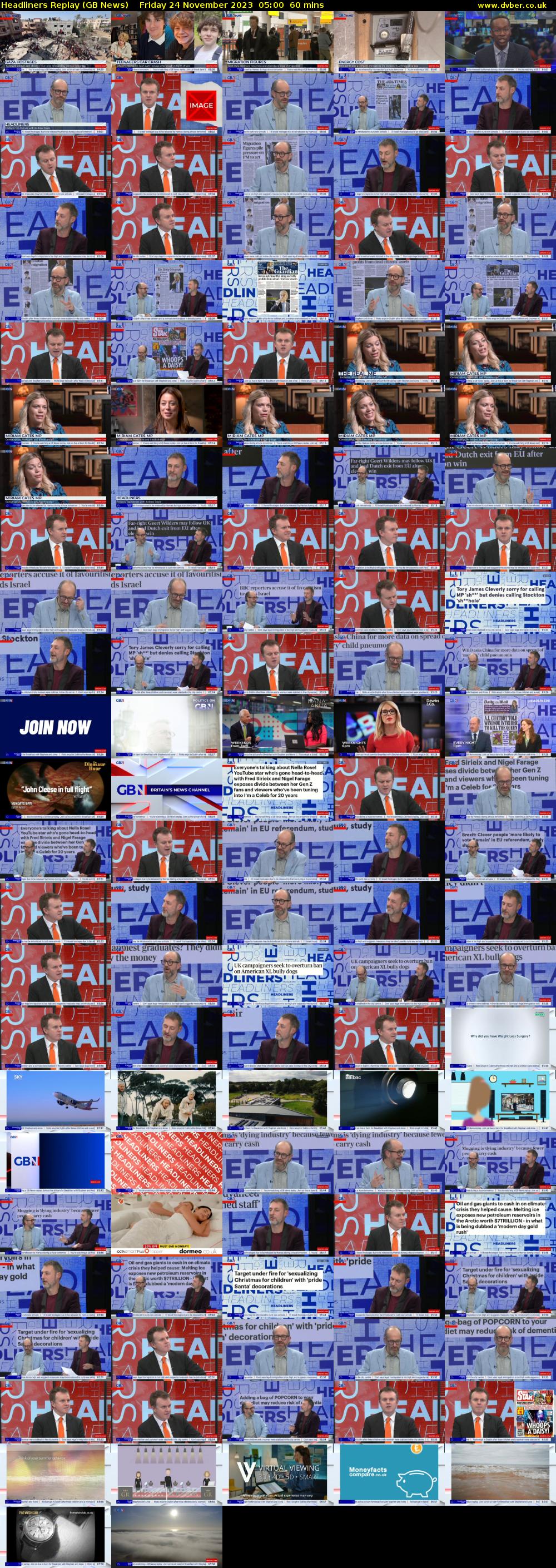 Headliners Replay (GB News) Friday 24 November 2023 05:00 - 06:00