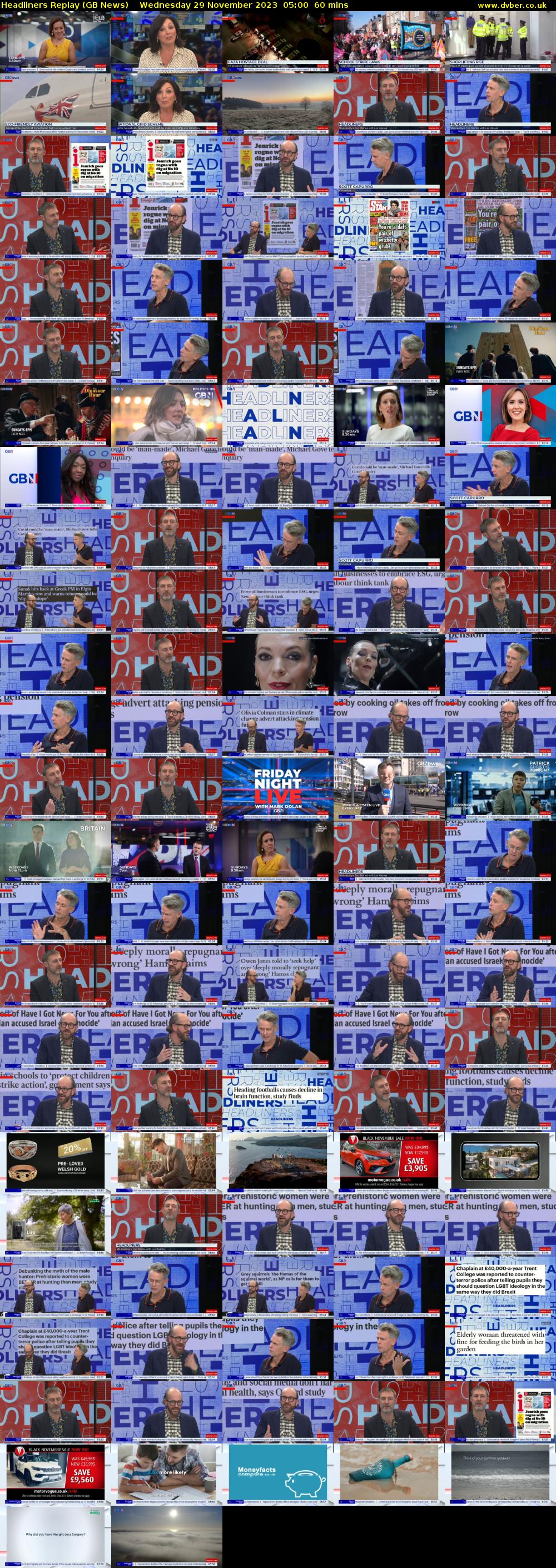Headliners Replay (GB News) Wednesday 29 November 2023 05:00 - 06:00