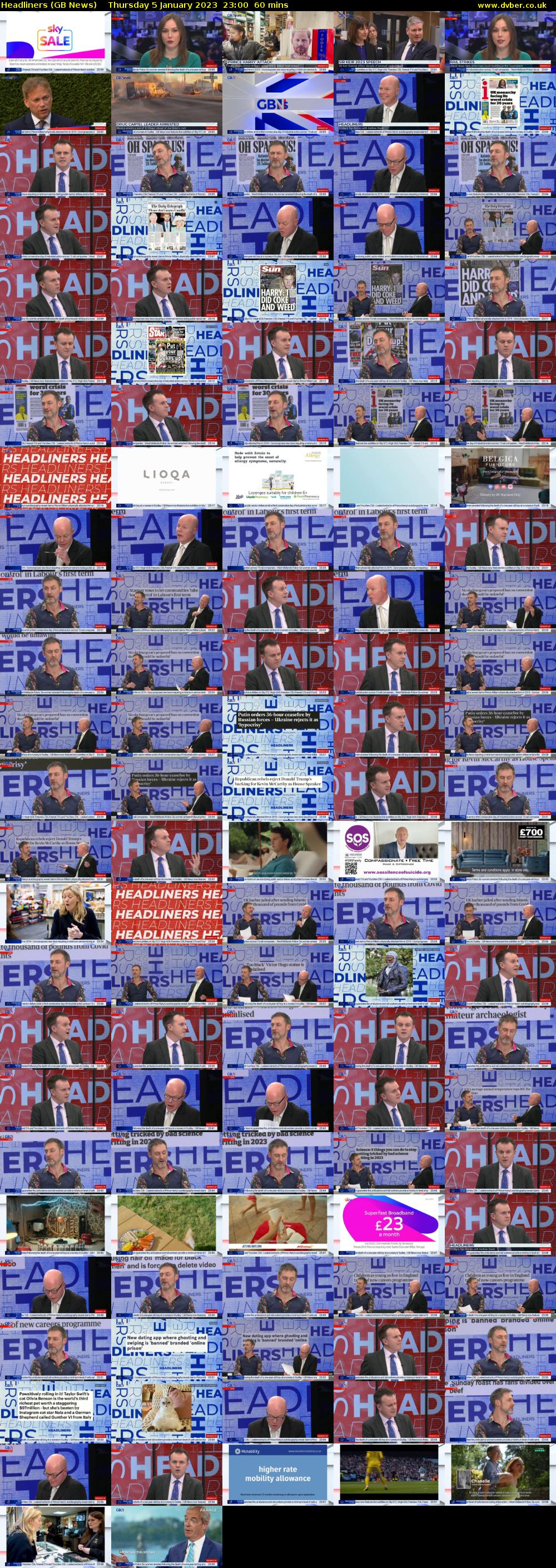 Headliners (GB News) Thursday 5 January 2023 23:00 - 00:00