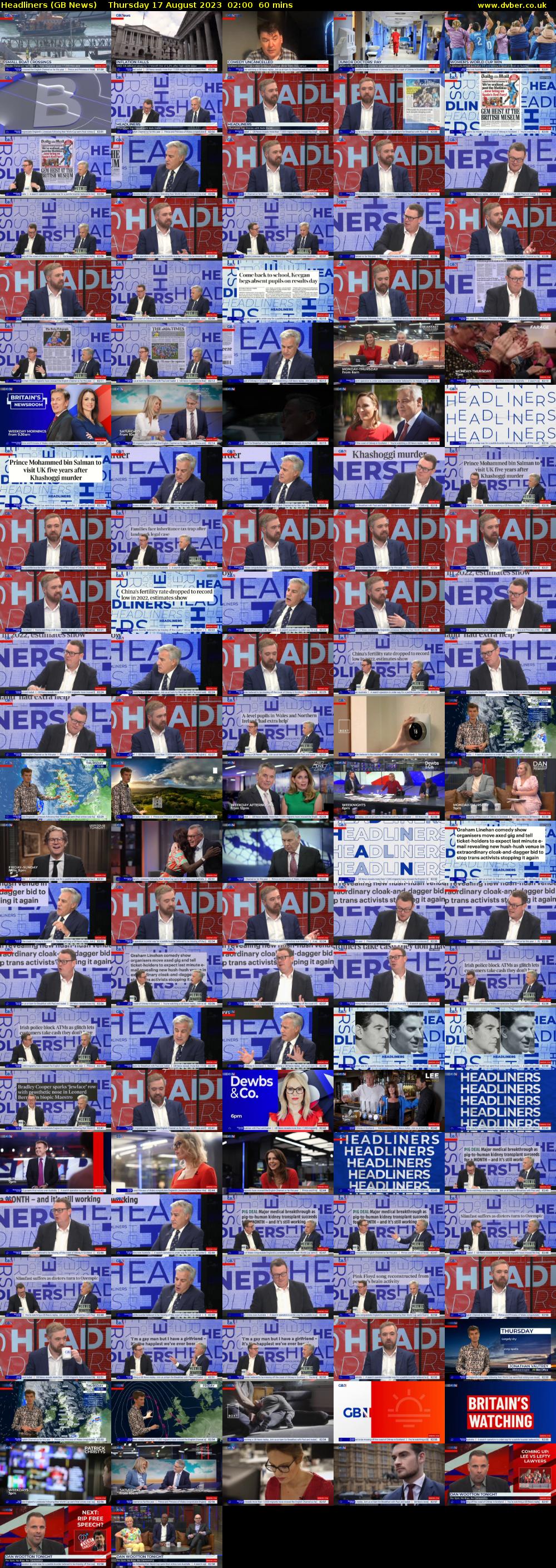 Headliners (GB News) Thursday 17 August 2023 02:00 - 03:00