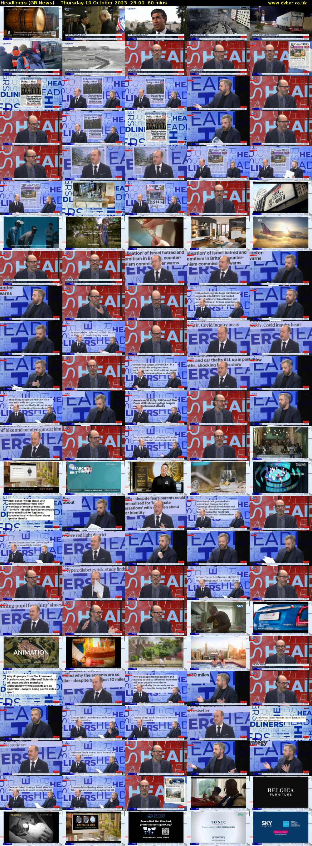 Headliners (GB News) Thursday 19 October 2023 23:00 - 00:00