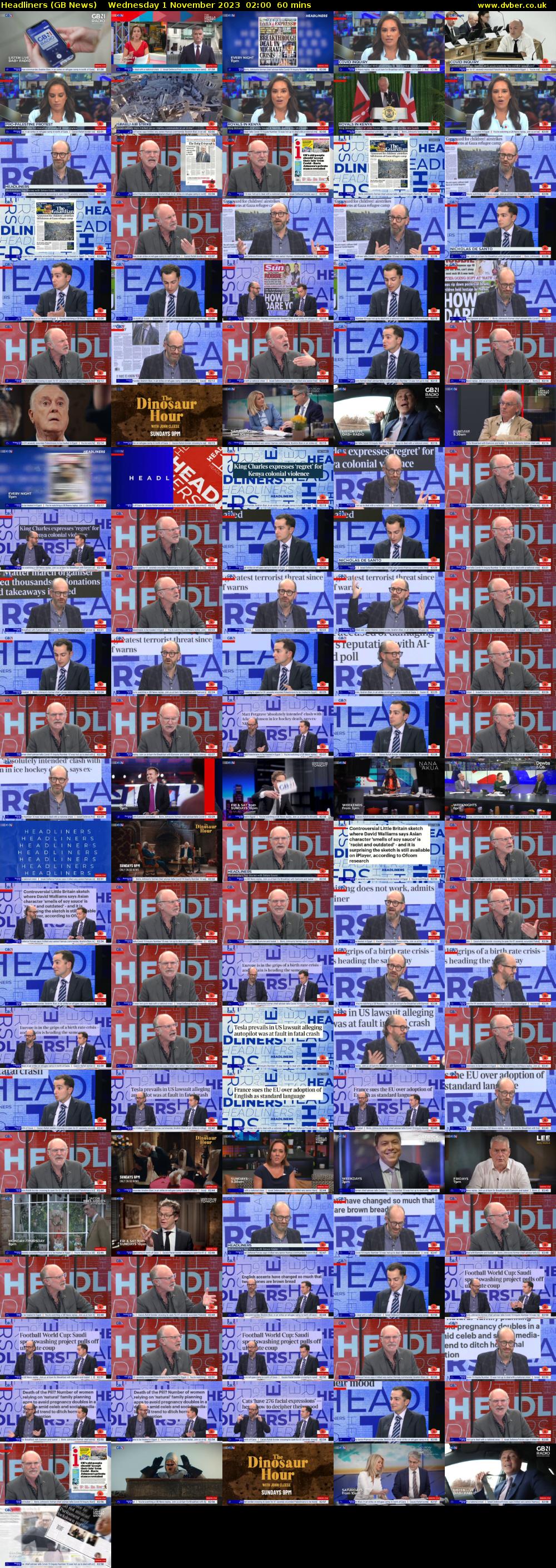 Headliners (GB News) Wednesday 1 November 2023 02:00 - 03:00