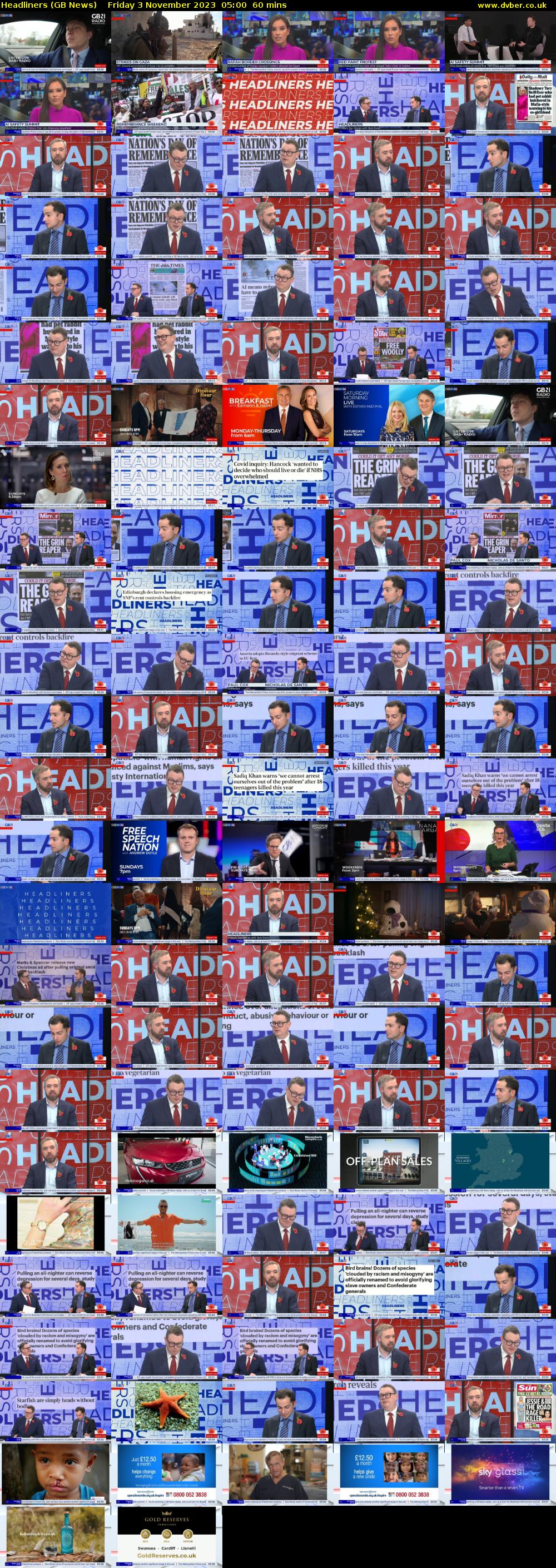 Headliners (GB News) Friday 3 November 2023 05:00 - 06:00