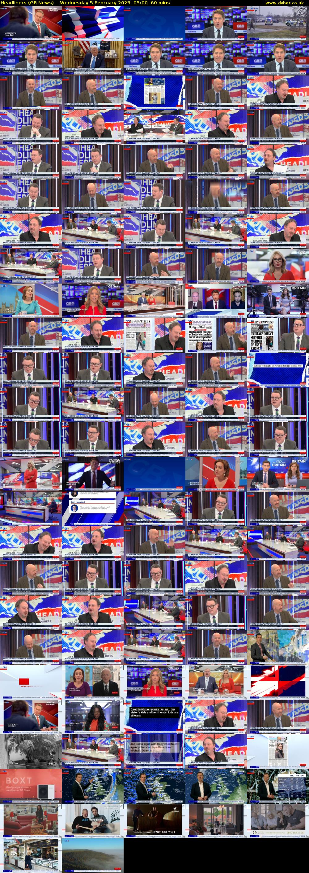 Headliners (GB News) Wednesday 5 February 2025 05:00 - 06:00