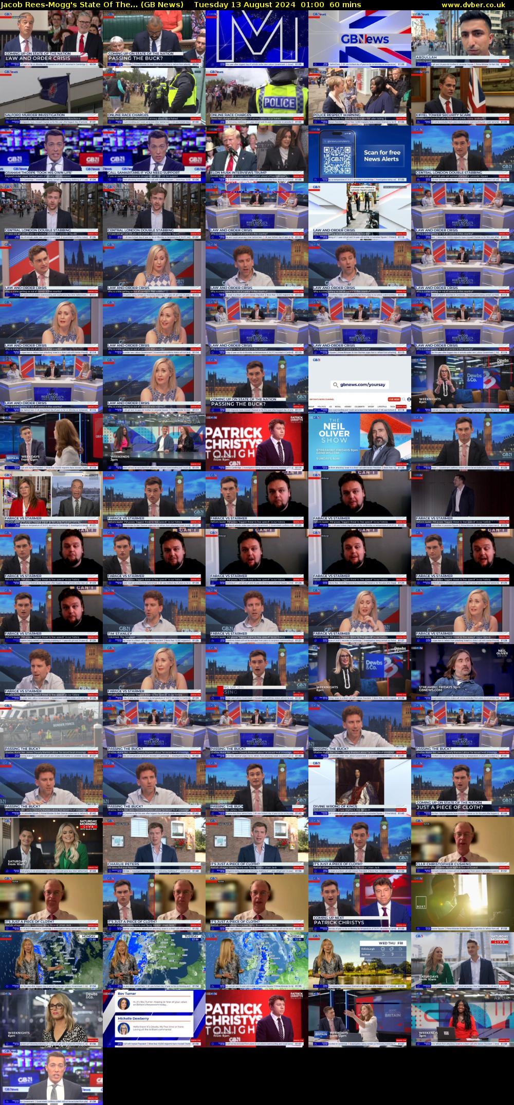 Jacob Rees-Mogg's State Of The... (GB News) Tuesday 13 August 2024 01:00 - 02:00
