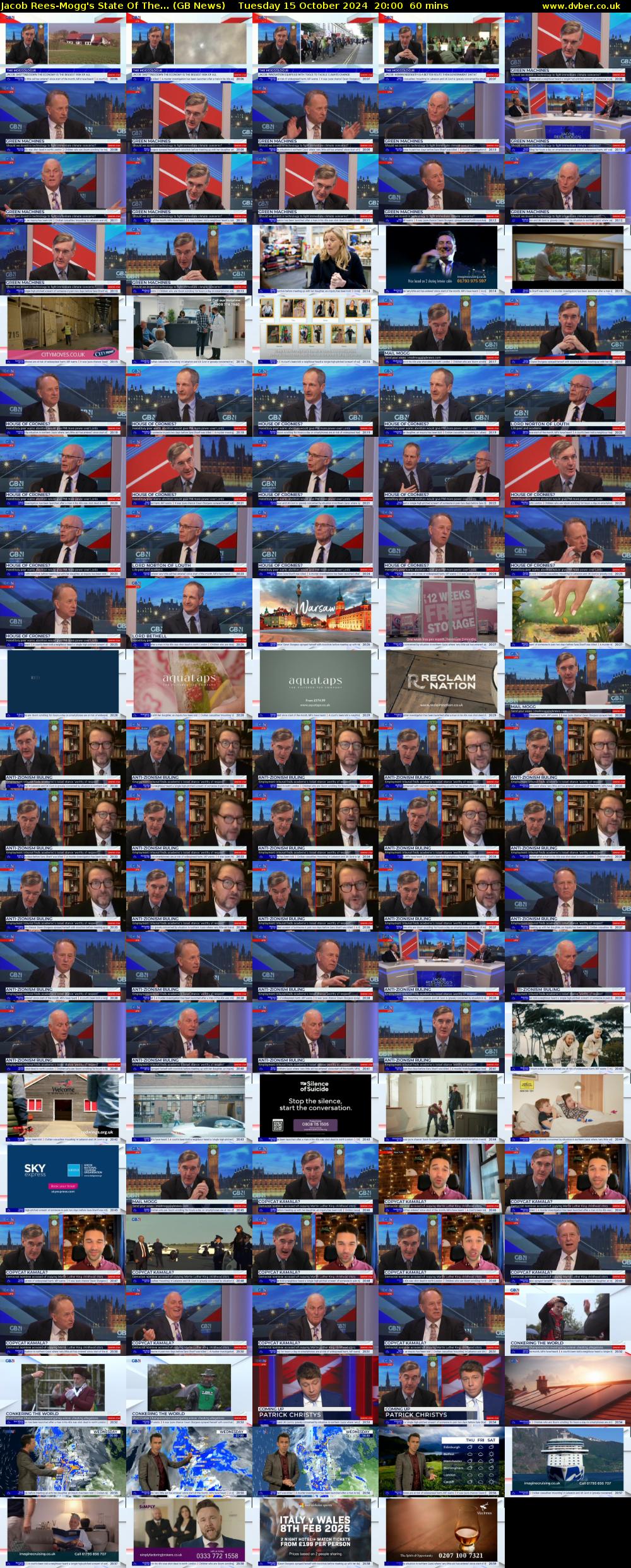 Jacob Rees-Mogg's State Of The... (GB News) Tuesday 15 October 2024 20:00 - 21:00