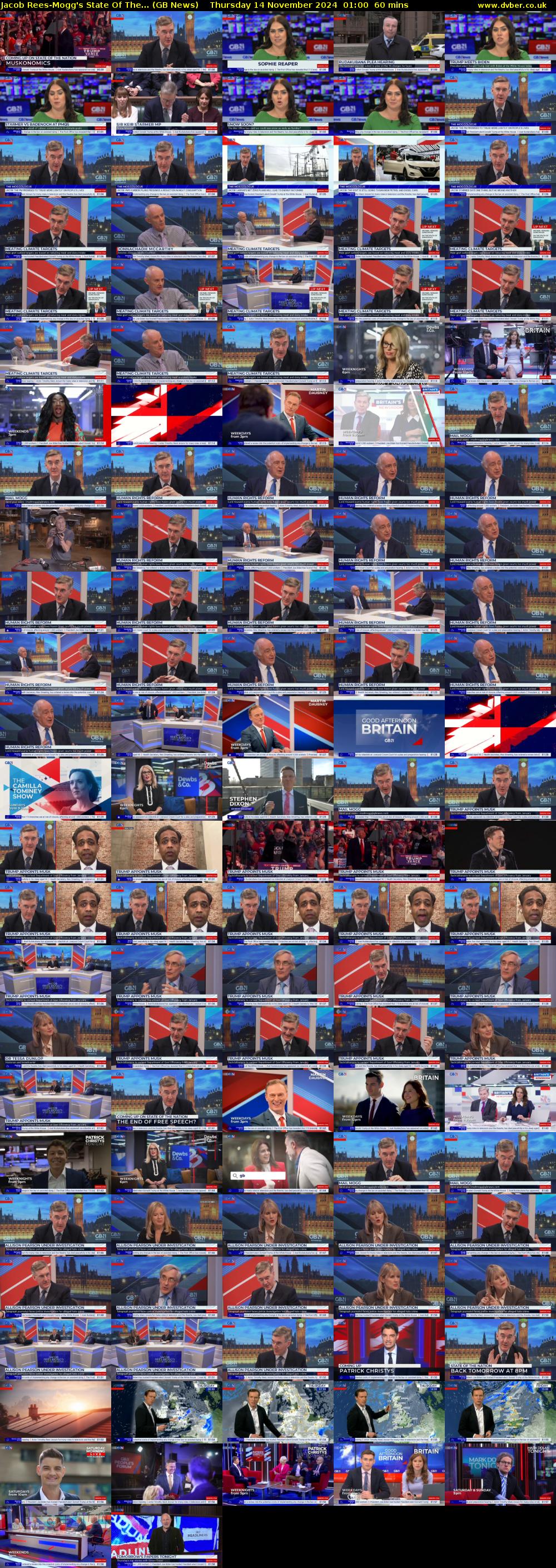 Jacob Rees-Mogg's State Of The... (GB News) Thursday 14 November 2024 01:00 - 02:00