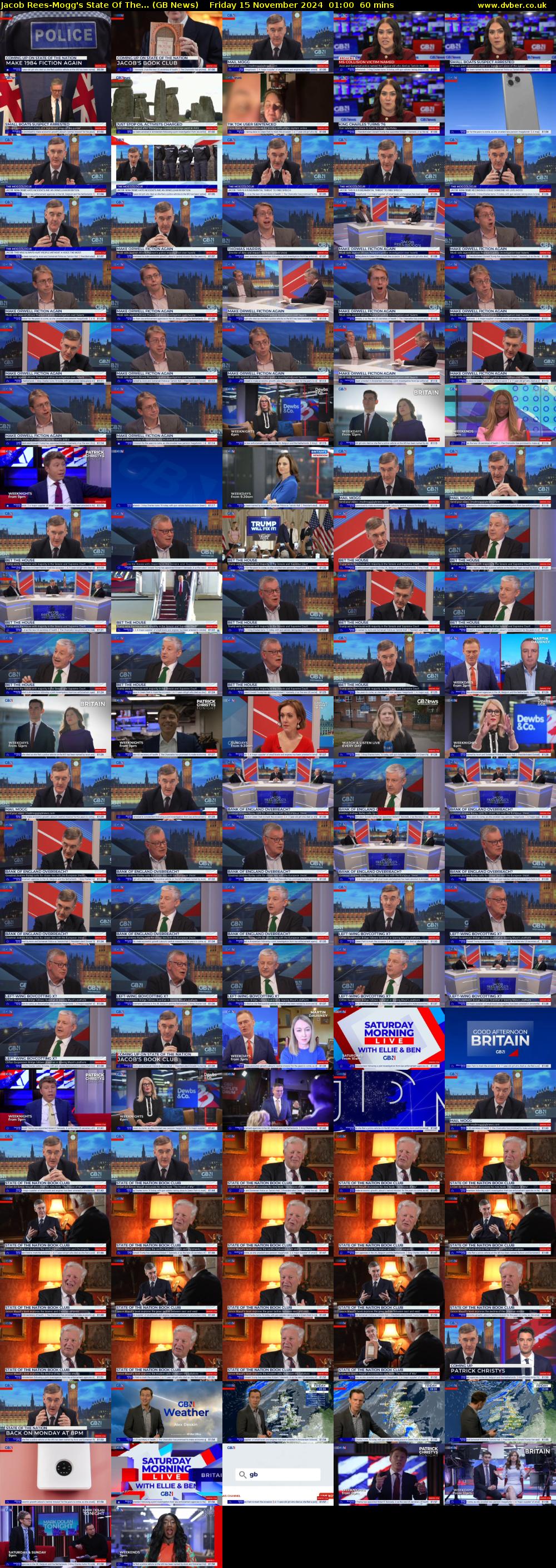 Jacob Rees-Mogg's State Of The... (GB News) Friday 15 November 2024 01:00 - 02:00
