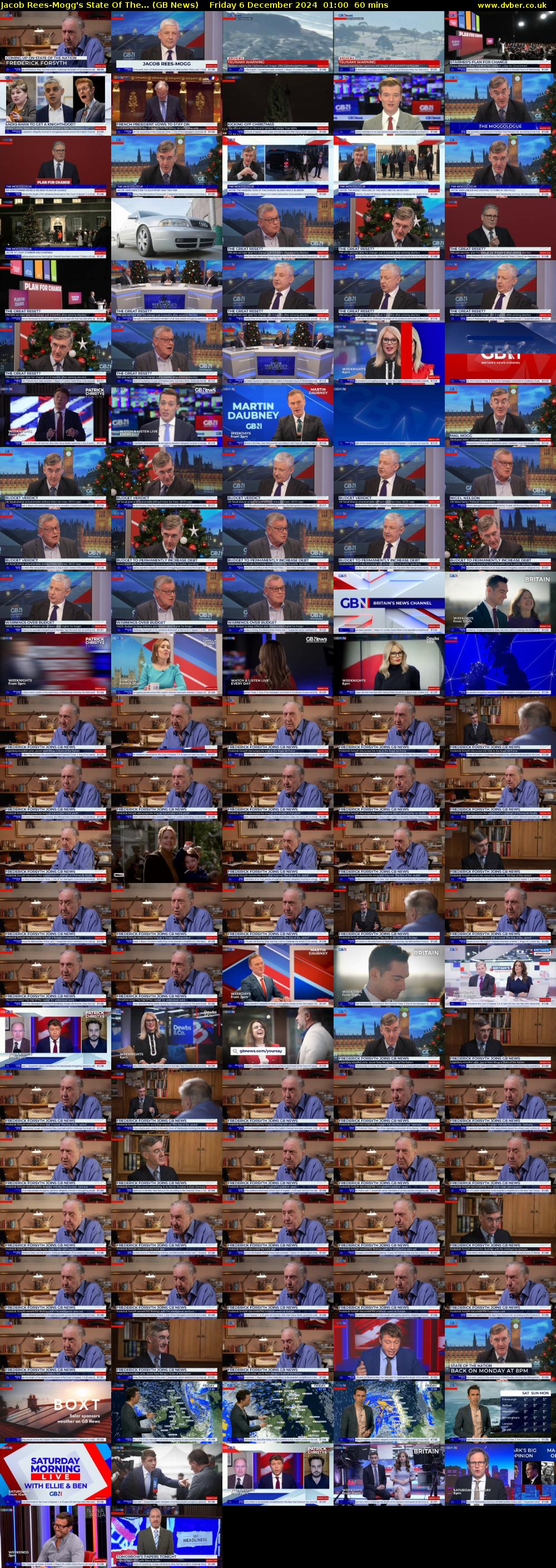 Jacob Rees-Mogg's State Of The... (GB News) Friday 6 December 2024 01:00 - 02:00