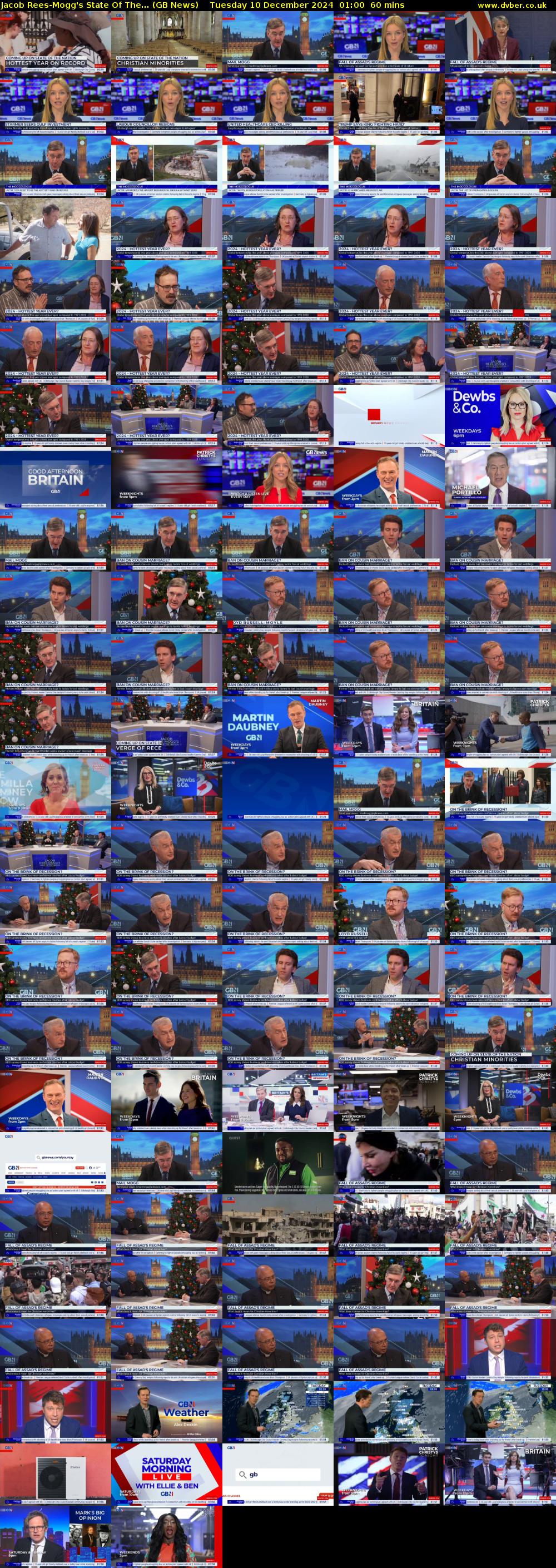 Jacob Rees-Mogg's State Of The... (GB News) Tuesday 10 December 2024 01:00 - 02:00