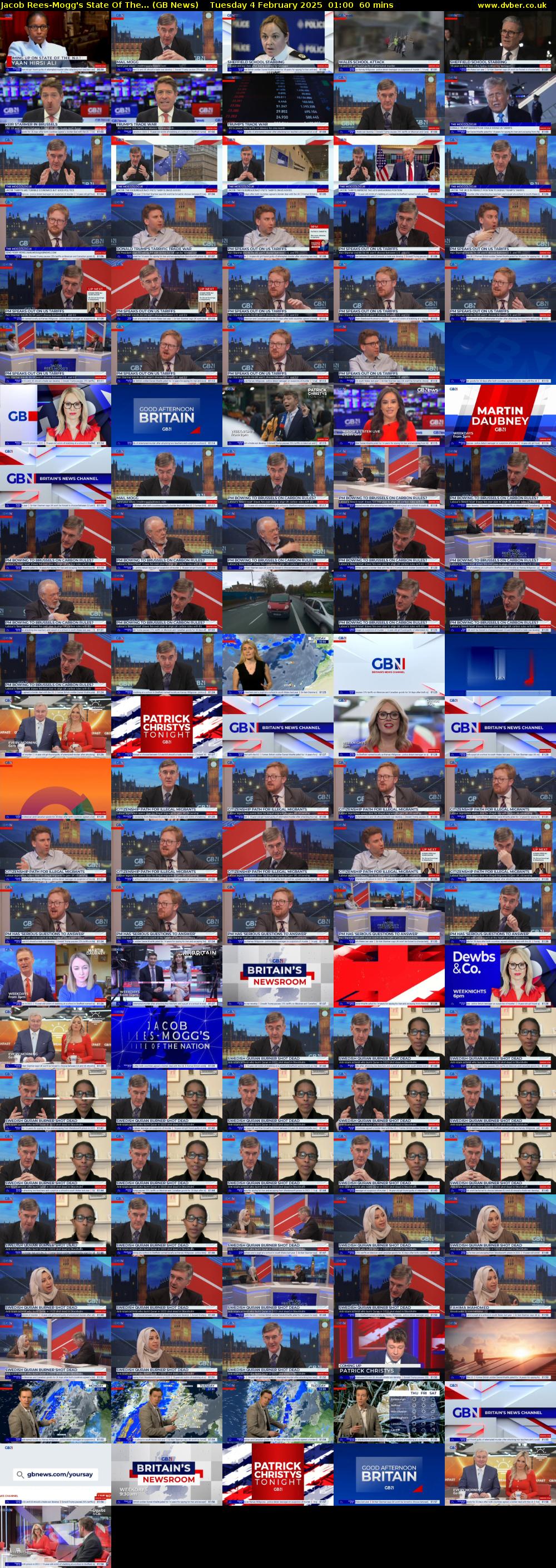 Jacob Rees-Mogg's State Of The... (GB News) Tuesday 4 February 2025 01:00 - 02:00