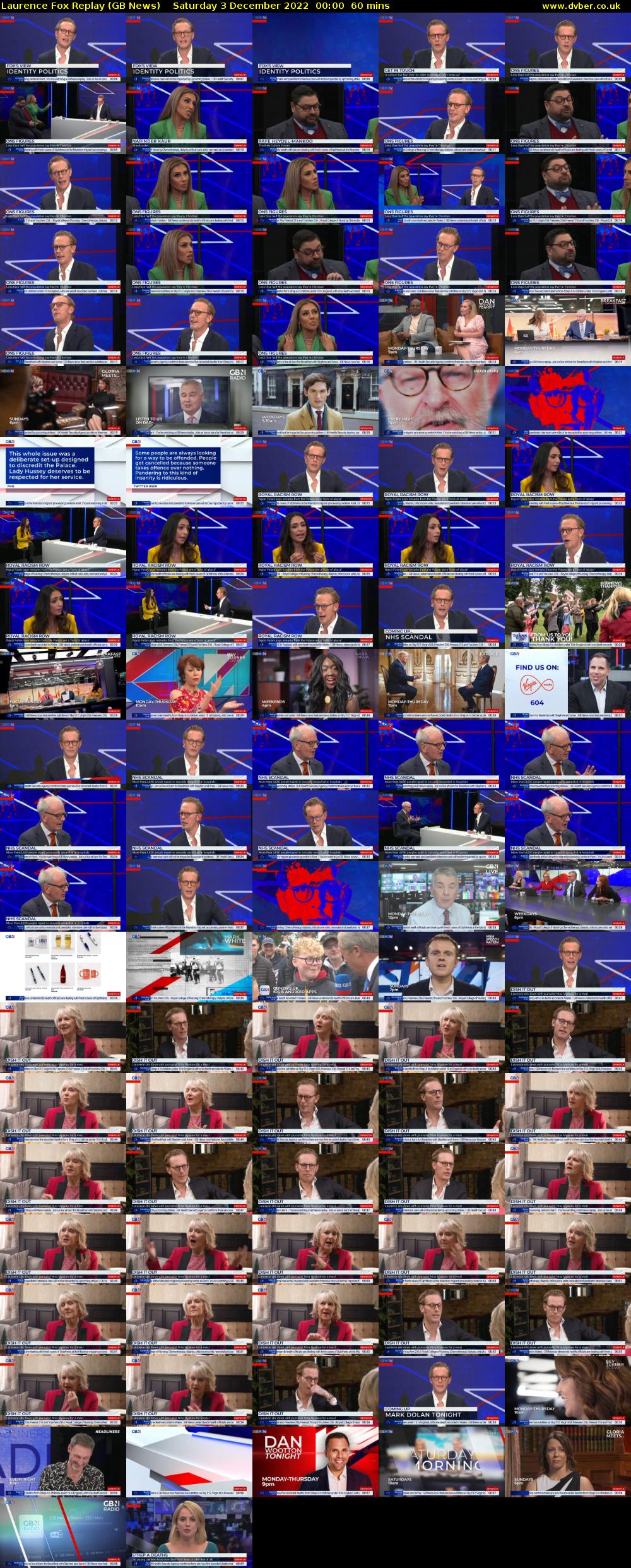 Laurence Fox Replay (GB News) Saturday 3 December 2022 00:00 - 01:00