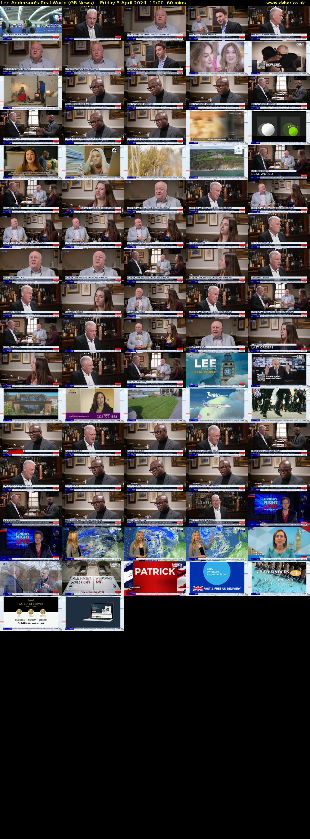 Lee Anderson's Real World (GB News) Friday 5 April 2024 19:00 - 20:00