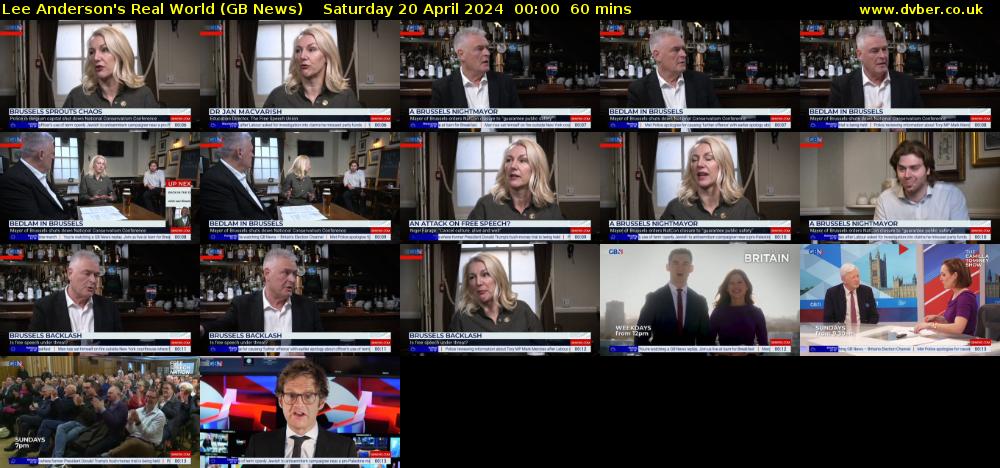 Lee Anderson's Real World (GB News) Saturday 20 April 2024 00:00 - 01:00