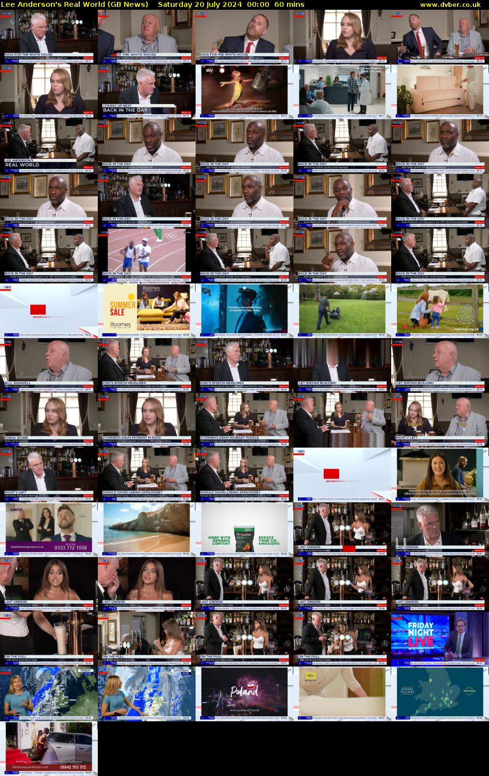 Lee Anderson's Real World (GB News) Saturday 20 July 2024 00:00 - 01:00
