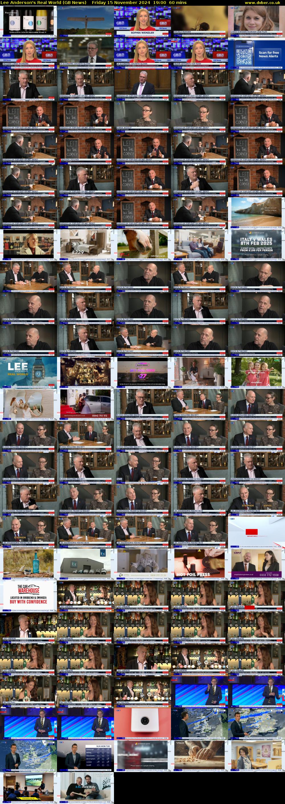 Lee Anderson's Real World (GB News) Friday 15 November 2024 19:00 - 20:00