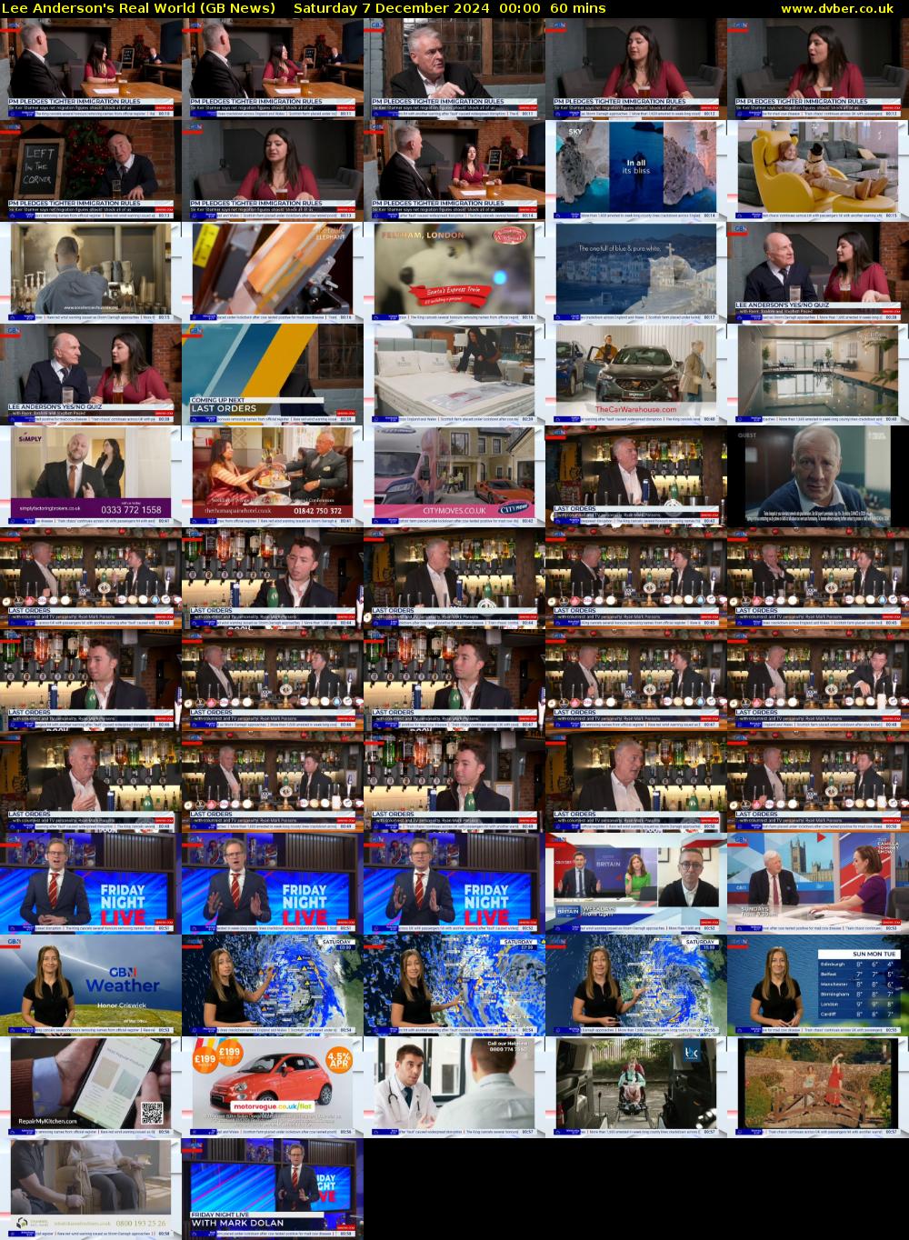 Lee Anderson's Real World (GB News) Saturday 7 December 2024 00:00 - 01:00