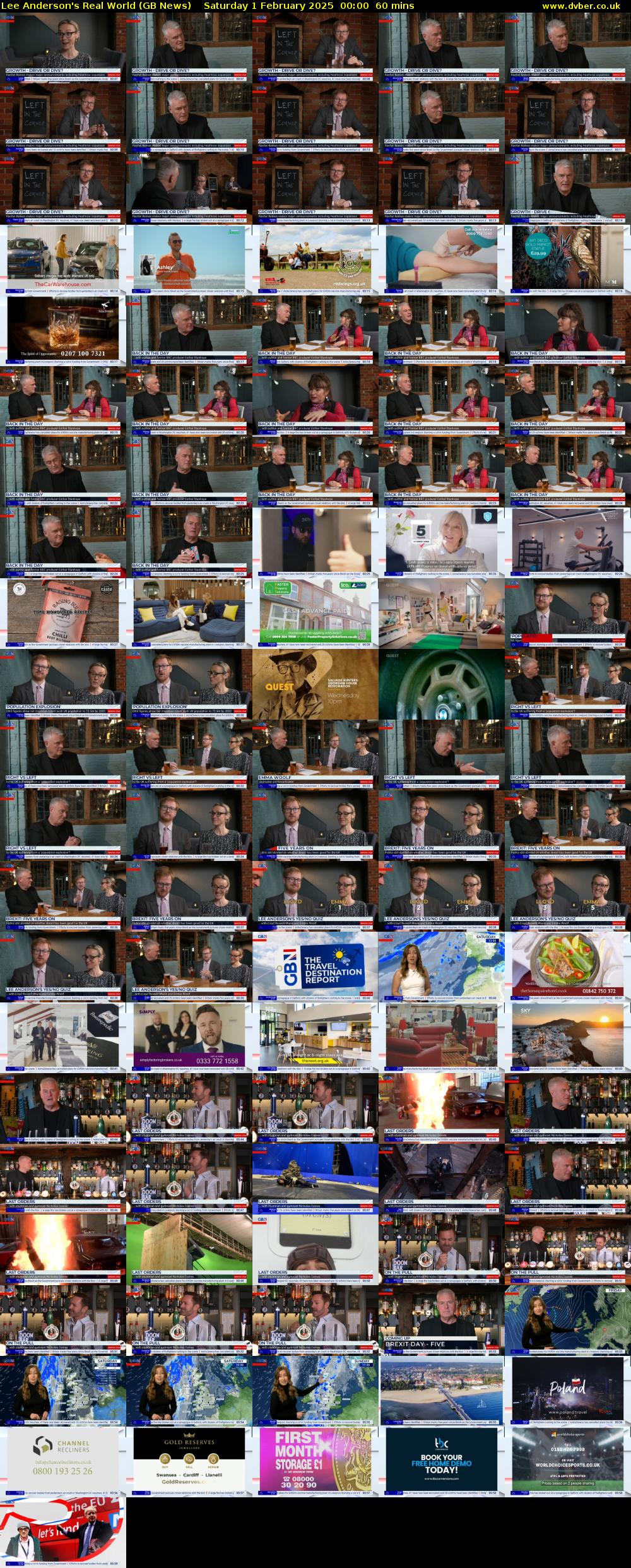 Lee Anderson's Real World (GB News) Saturday 1 February 2025 00:00 - 01:00